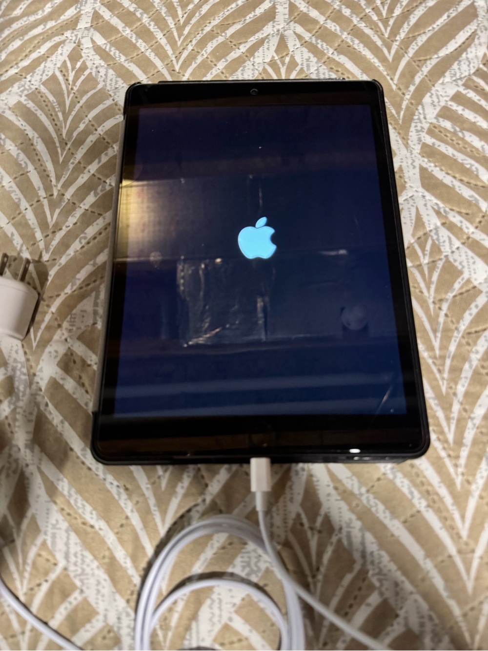 Apple iPad Tablet in Space Grey and Protective Case